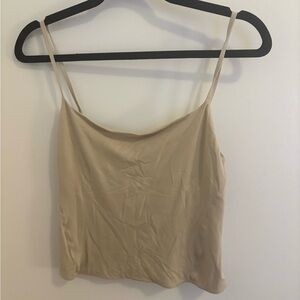 lululemon athletica Beige Satin Camisole Tank